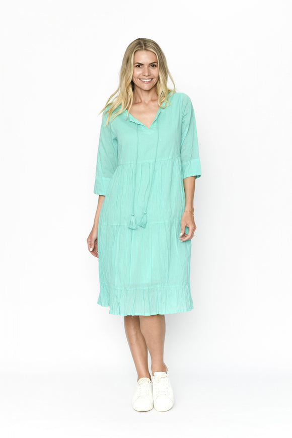 Amber Dress By One Summer - Aqua