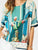 The Tulum Shell Top By Clarity - Blue Multi
