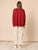 Rochelle Side Button Knit By Clarity - Paprika