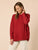 Rochelle Side Button Knit By Clarity - Paprika