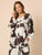 Toulouse Floral Print Top - Coffee Ivory