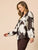 Toulouse Floral Print Top - Coffee Ivory