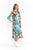 Sofia Shirt Dress By One Summer - Greek Island Aqua