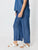 Dune Carpenter Wide Leg Cropped Pant By Threadz - Dark Denim