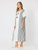 Sevilla Stripe Print Dress By Clarity - White/Black