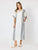 Sevilla Stripe Print Dress By Clarity - White/Black