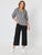 Kalahari Stripe Print Tunic By Threadz - Black/White