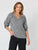 Kalahari Stripe Print Tunic By Threadz - Black/White