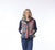 Puffer Vest By Orientique - Paisley Patch