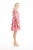 Hayman Pink Collared Puff Sleeve Dress By Orientique