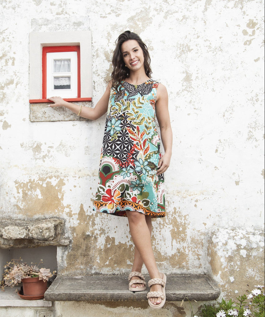 Guaratiba Reversible Sleeveless Dress By Orientique