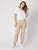 Zara Stretch Pant By Threadz - Natural