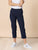 Zara Stretch Pant By Threadz - Navy
