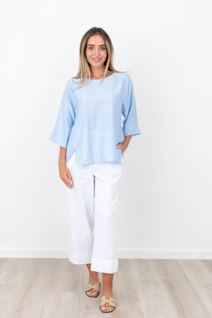 Serena Top By Renoma - Blue