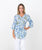 Haven Shirt By Renoma - Blue Leaf Garden