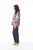 Ikebana Frill Neckline Top By Orientique