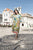 Amalfi Collar Dress By Orientique - Print