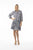 Aksharay Dress By Orientique - Navy