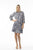 Aksharay Dress By Orientique - Navy