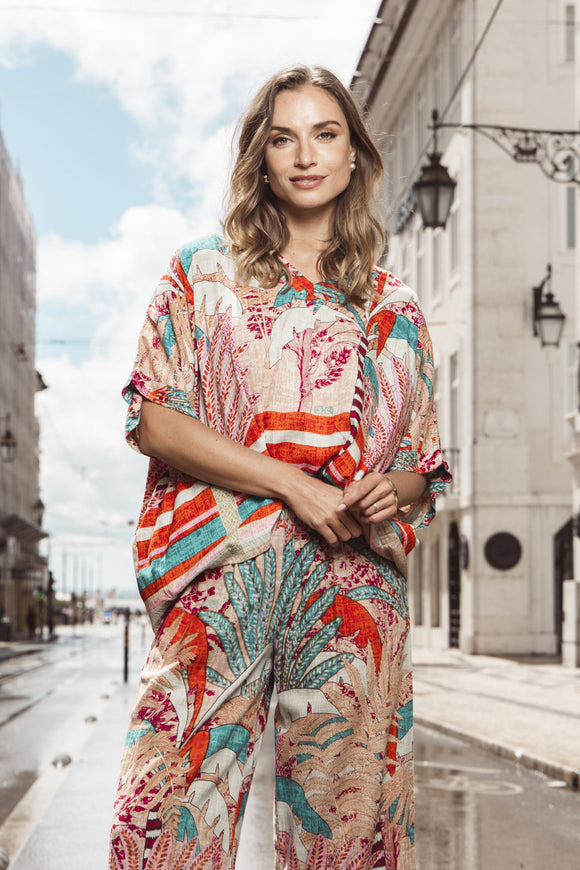 Ponta Verde Oversized Top By Orientique