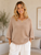 Semplice Knit Top By Free Angel - Sand