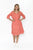 Amber Dress Solid With Lining - Coral