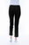 7/8 Stretch Denim Pants By Cafe Latte - Black