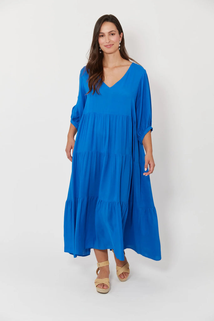 Isola Tiered Maxi Dress - Baia