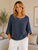 Semplice Knit Top By Free Angel - Navy