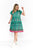 Leela V Neck Mini Dress By One Summer