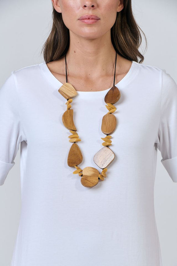 Namastai Canvas Necklace - Caramel