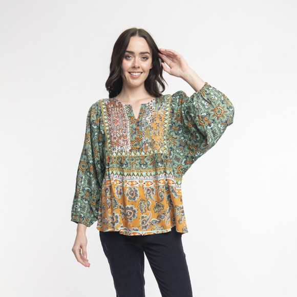 Beethoven Boho Top By Orientique