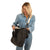 Oversized Juco Tote - Charcoal