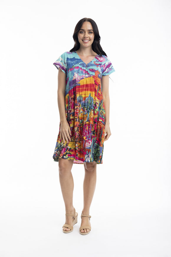 Ocampo Easy Fit Dress By Orientique