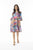Ikebana Frill Sleeve Dress By Orientique - Print