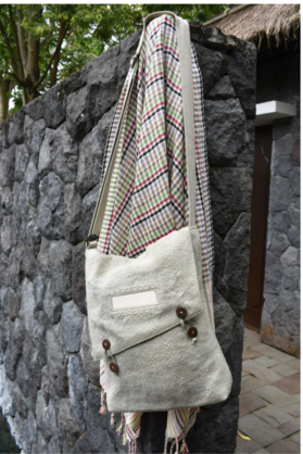 Close To You Jute Crossbody Satchel - Lichen