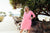 Amber Dress Solid With Lining - Bright Pink