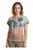 Burn Out Tee By Cafe Latte - Khaki Oasis