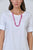 Namastai Resin Necklace - Pink