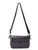 Renmark Woven Detail Leather X Body Bag - Black
