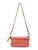 Kiama Woven Panel Detail Leather X Body Bag - Tan