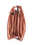 Kiama Woven Panel Detail Leather X Body Bag - Tan