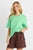 Relax Boxy Tee By Betty Basics - Green Stripe