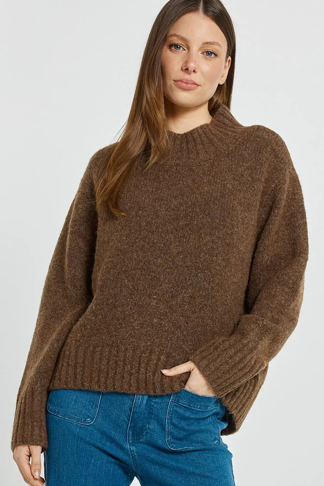 Lola Jumper By Betty Basics - Chocolate