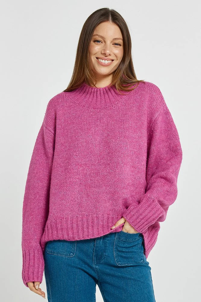 Lola Jumper By Betty Basics - Mulberry