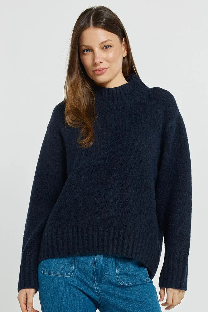Lola Jumper By Betty Basics - Navy