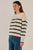 Leonie Knit Sweater By Betty Basics - Navy/Off-White Stripe
