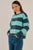 Leonie Knit Sweater By Betty Basics - Teal Green/Blue Stripe