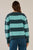 Leonie Knit Sweater By Betty Basics - Teal Green/Blue Stripe