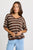 Aries V-Neck Knit Top By Betty Basics - Chocolate